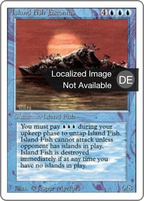 Magic: The Gathering - Inselfisch Jasconius - Revised Edition