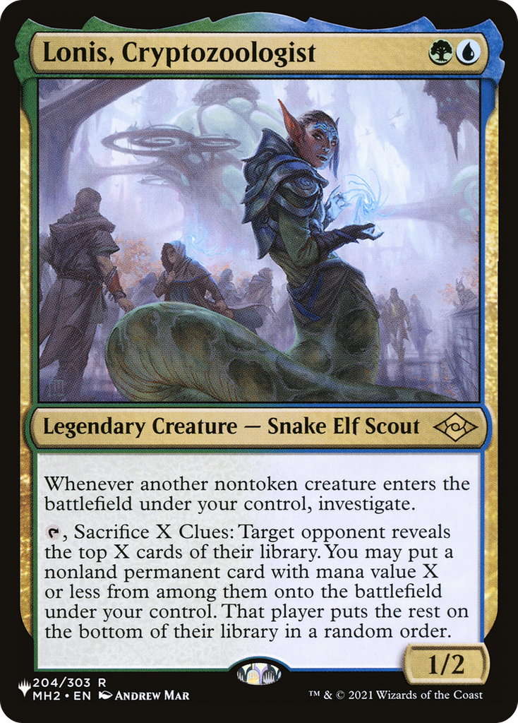 Magic: The Gathering - Lonis, Cryptozoologist - The List