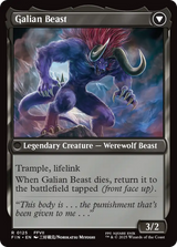 Magic: The Gathering - Vincent Valentine // Galian Beast - Final Fantasy