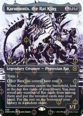 Magic: The Gathering - Karumonix, the Rat King Foil - Phyrexia: All Will Be One