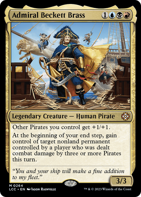 Magic: The Gathering - Admiral Beckett Brass - The Lost Caverns of Ixalan Commander