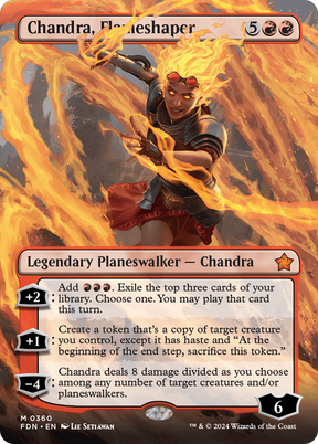 Magic: The Gathering - Chandra, Flameshaper Foil - Foundations