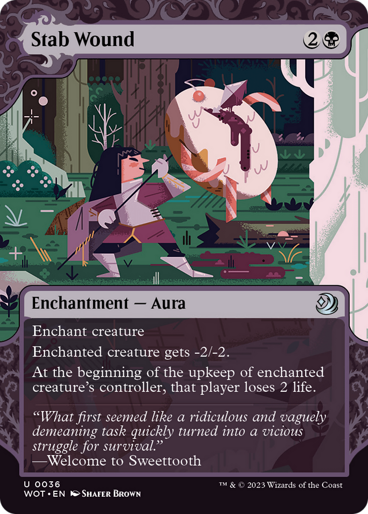 Magic: The Gathering - Stab Wound - Wilds of Eldraine: Enchanting Tales