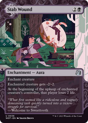 Magic: The Gathering - Stab Wound - Wilds of Eldraine: Enchanting Tales