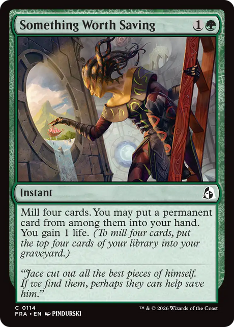 Magic: The Gathering - Something Worth Saving Foil - Reality Fracture