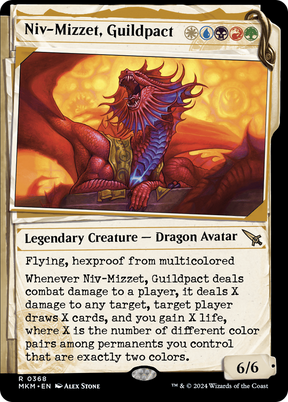 Magic: The Gathering - Niv-Mizzet, Guildpact Foil - Murders at Karlov Manor