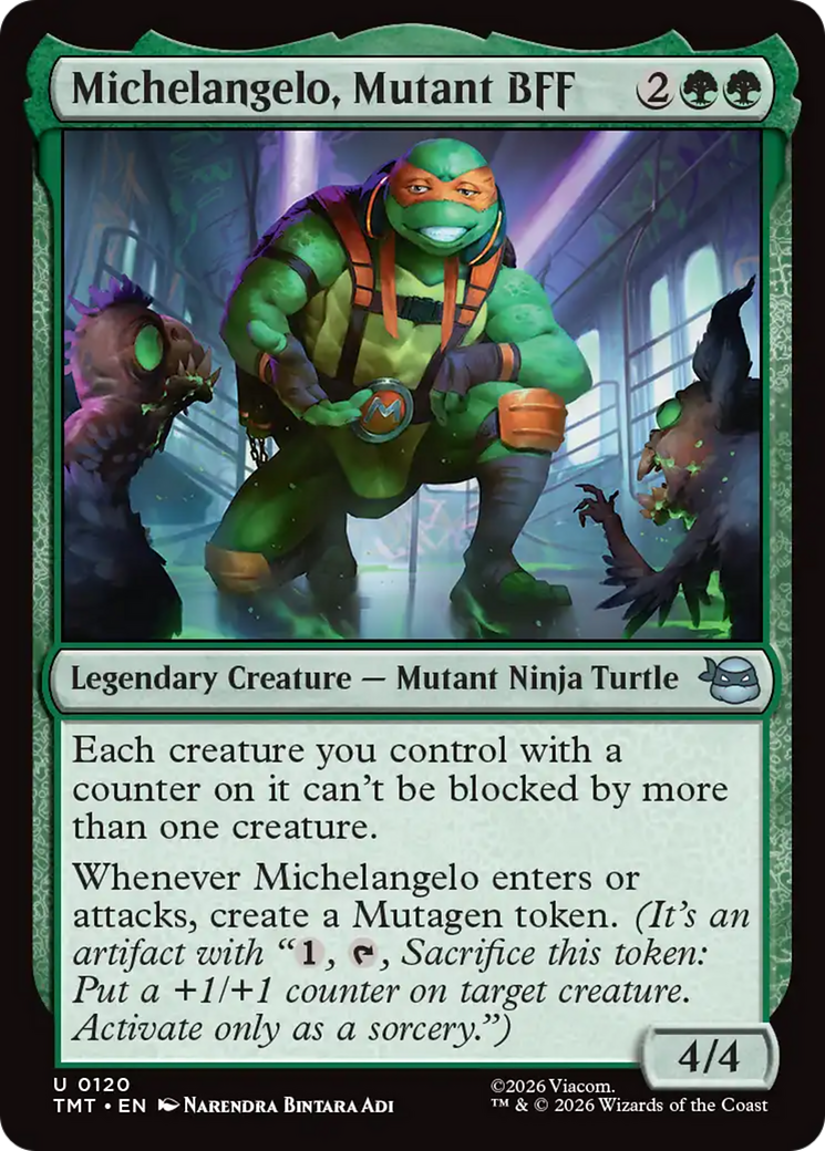 Magic: The Gathering - Michelangelo, Mutant BFF - Teenage Mutant Ninja Turtles