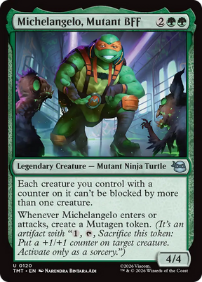 Magic: The Gathering - Michelangelo, Mutant BFF - Teenage Mutant Ninja Turtles
