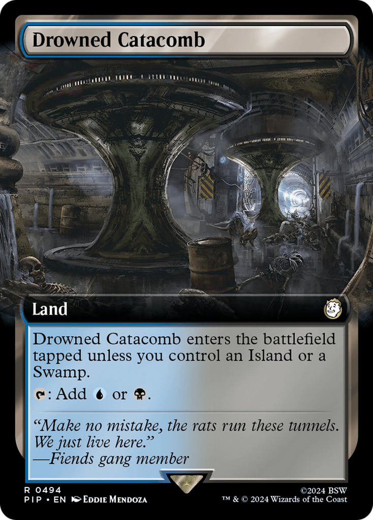 Magic: The Gathering - Drowned Catacomb Foil - Fallout