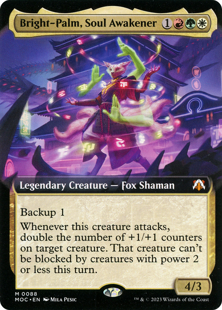 Magic: The Gathering - Bright-Palm, Soul Awakener - March of the Machine Commander