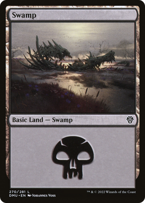 Magic the Gathering - Swamp #270 Foil - Dominaria United