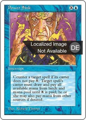 Magic: The Gathering - Kraftverlust - Fourth Edition