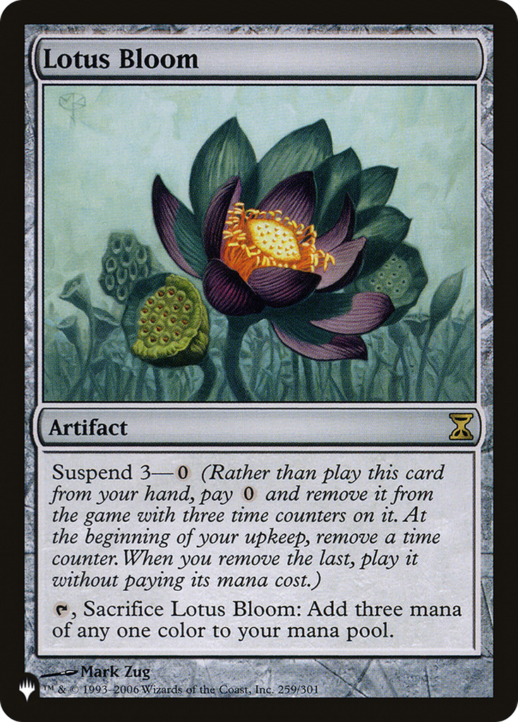 Magic: The Gathering - Lotus Bloom - The List