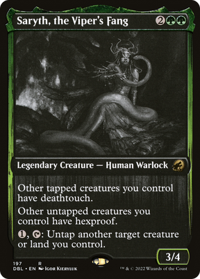 Magic: The Gathering - Saryth, the Viper's Fang - Innistrad: Double Feature