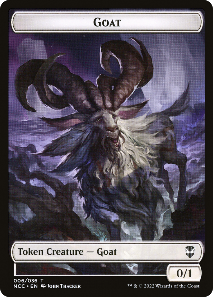 Magic: The Gathering - Goat Token - New Capenna Commander Tokens