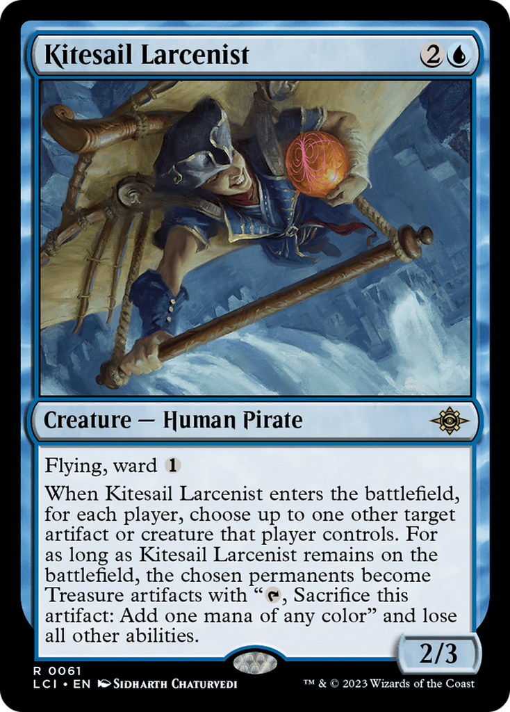 Magic: The Gathering - Kitesail Larcenist Foil - The Lost Caverns of Ixalan