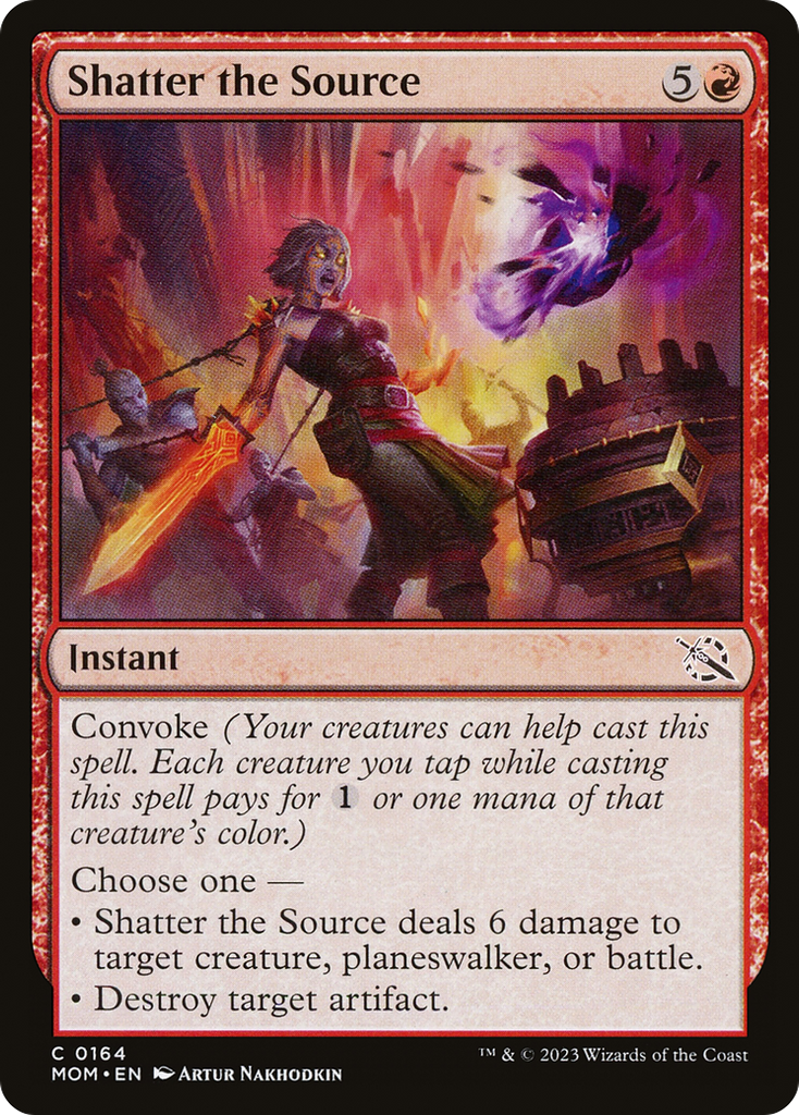 Magic: The Gathering - Shatter the Source - March of the Machine