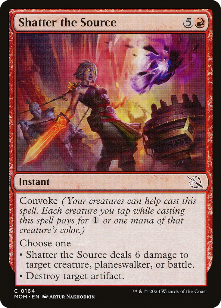 Magic: The Gathering - Shatter the Source Foil - March of the Machine