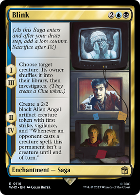 Magic: The Gathering - Blink Foil - Doctor Who