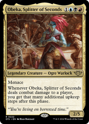Magic: The Gathering - Obeka, Splitter of Seconds Foil - Outlaws of Thunder Junction