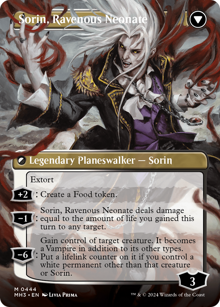 Magic: The Gathering - Sorin of House Markov // Sorin, Ravenous Neonate - Modern Horizons 3