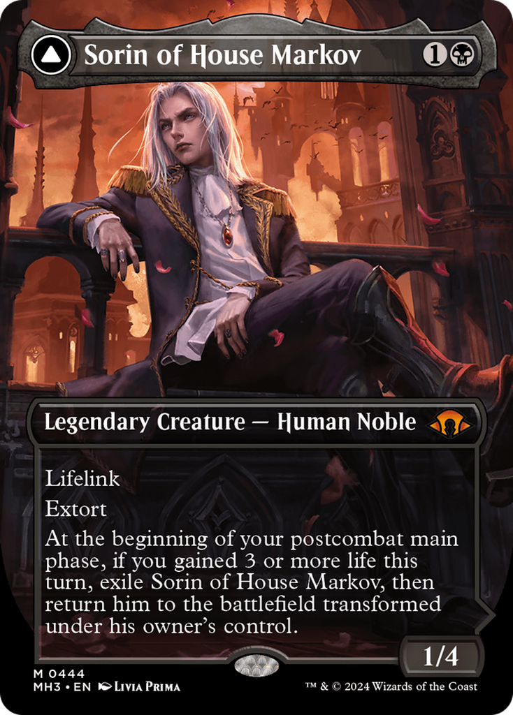 Magic: The Gathering - Sorin of House Markov // Sorin, Ravenous Neonate - Modern Horizons 3