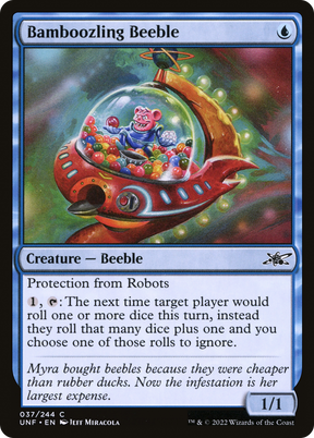 Magic: The Gathering - Bamboozling Beeble Foil - Unfinity