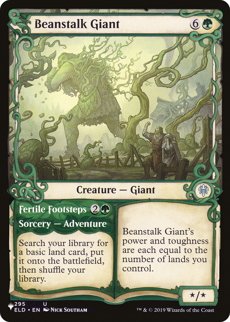 Magic: The Gathering - Beanstalk Giant // Fertile Footsteps - The List
