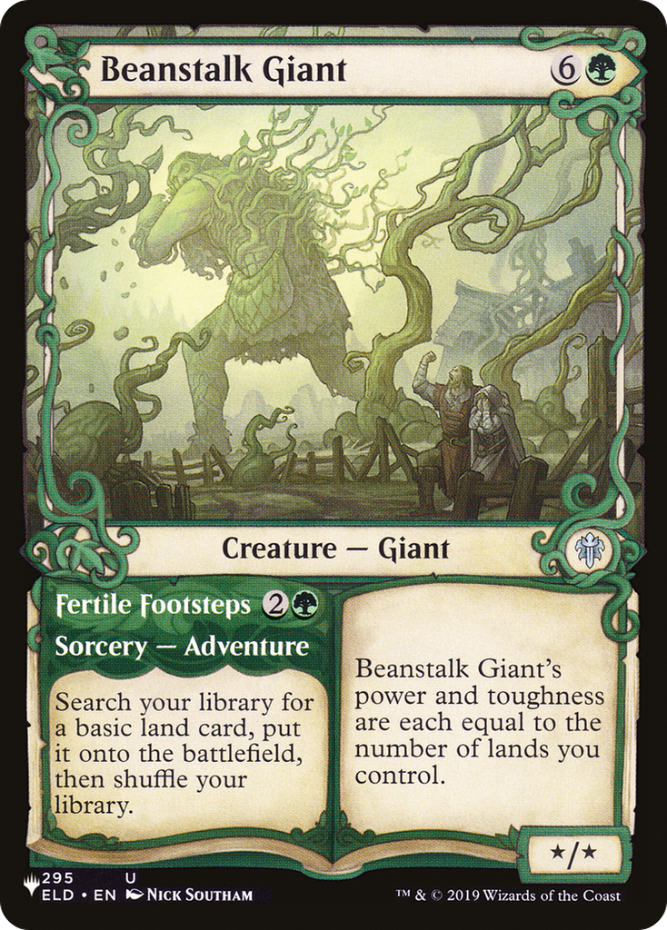 Magic: The Gathering - Beanstalk Giant // Fertile Footsteps - The List