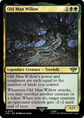Magic: The Gathering - Old Man Willow - The Lord of the Rings: Tales of Middle-earth