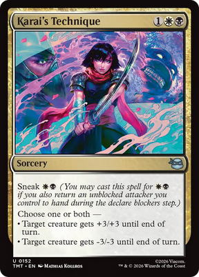 Magic: The Gathering - Karai's Technique - Teenage Mutant Ninja Turtles