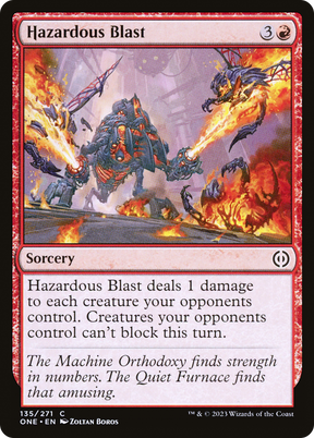 Magic: The Gathering - Hazardous Blast - Phyrexia: All Will Be One
