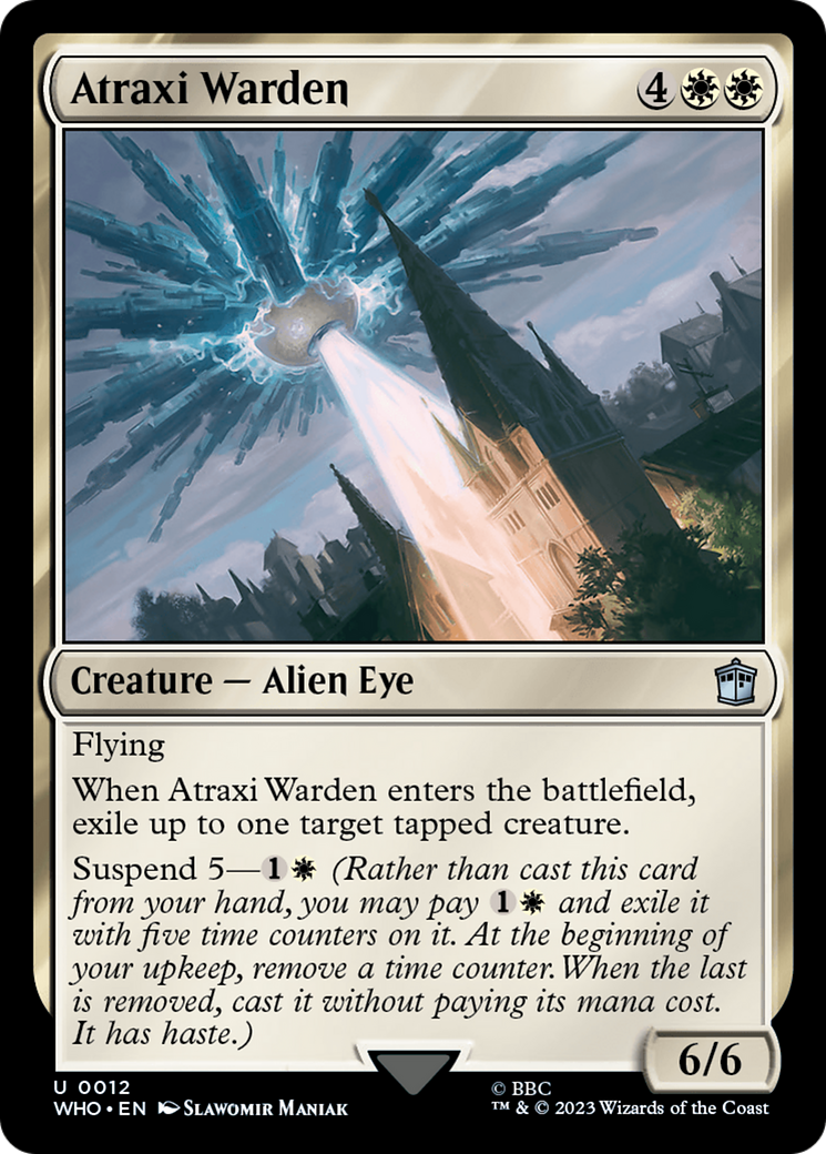 Magic: The Gathering - Atraxi Warden Foil - Doctor Who