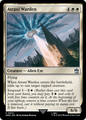 Magic: The Gathering - Atraxi Warden Foil - Doctor Who