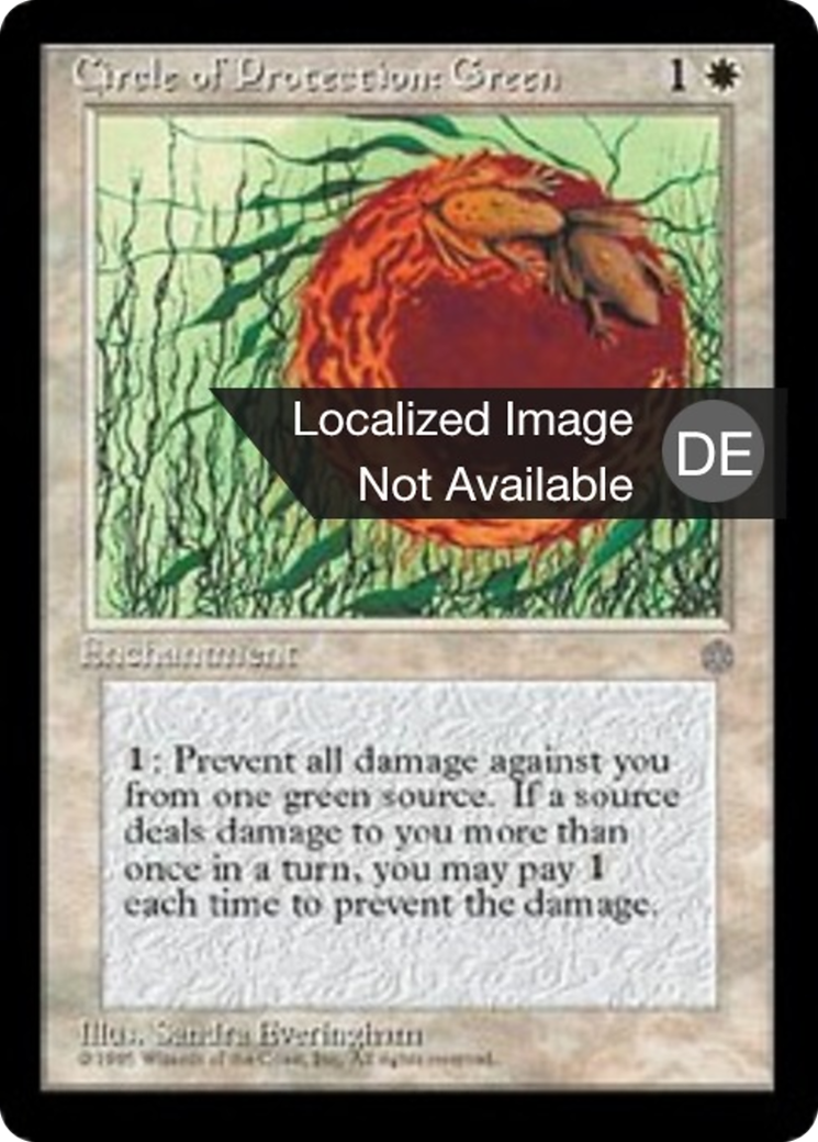 Magic: The Gathering - Schutzkreis gegen Grün - Ice Age