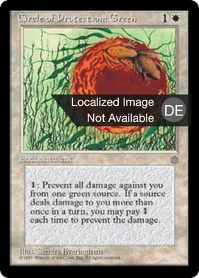 Magic: The Gathering - Schutzkreis gegen Grün - Ice Age