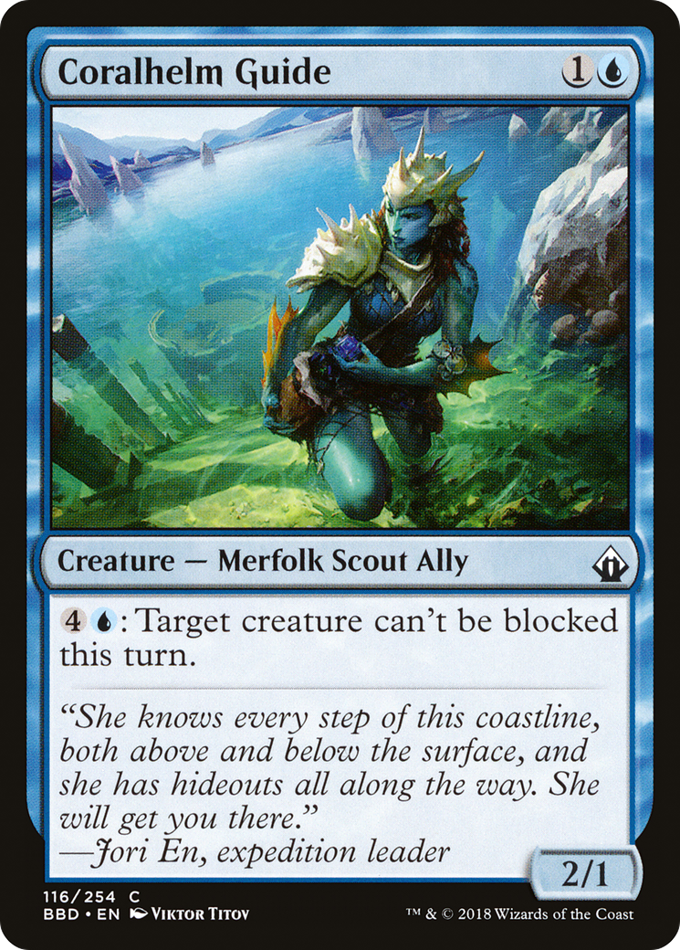 Magic: The Gathering - Coralhelm Guide Foil - Battlebond