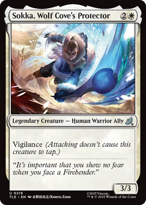 Magic: The Gathering - Sokka, Wolf Cove's Protector Foil - Avatar: The Last Airbender Eternal