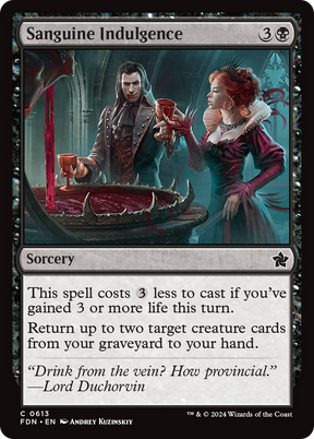 Magic: The Gathering - Sanguine Indulgence - Foundations