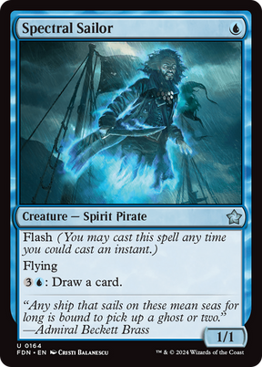 Magic: The Gathering - Spectral Sailor Foil - Foundations