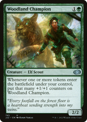 Magic: The Gathering - Woodland Champion - Jumpstart 2022