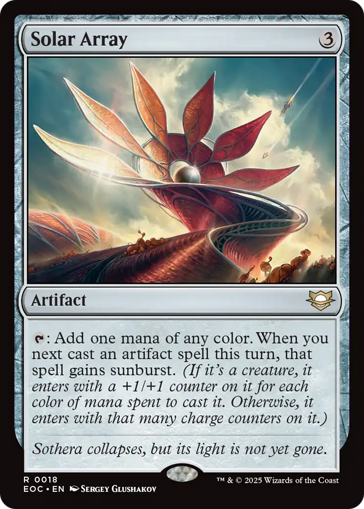 Magic: The Gathering - Solar Array - Edge of Eternities Commander