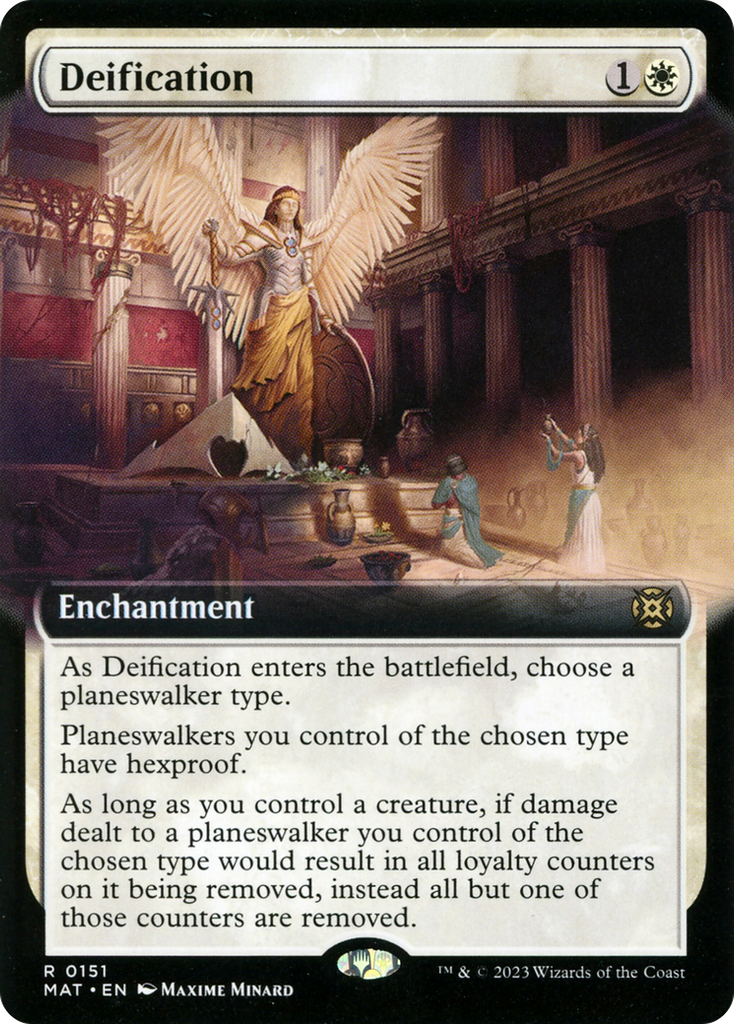 Magic: The Gathering - Deification Foil - March of the Machine: The Aftermath