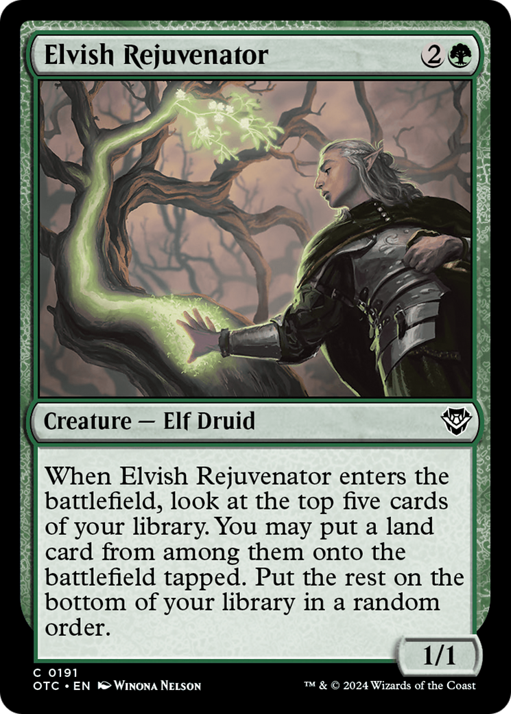 Magic: The Gathering - Elvish Rejuvenator - Outlaws of Thunder Junction Commander