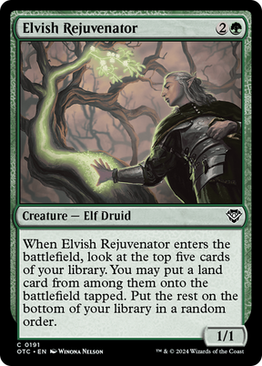 Magic: The Gathering - Elvish Rejuvenator - Outlaws of Thunder Junction Commander