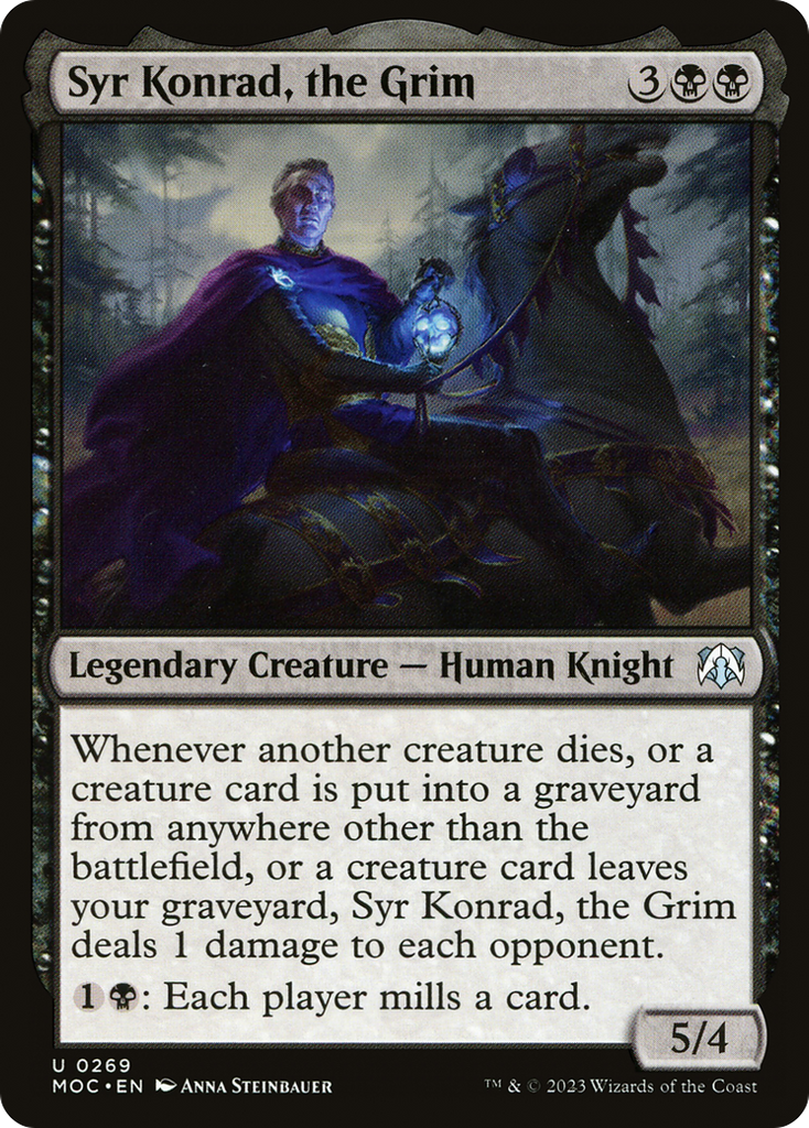 Magic: The Gathering - Syr Konrad, the Grim - March of the Machine Commander