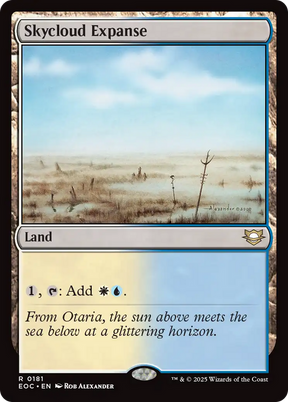 Magic: The Gathering - Skycloud Expanse - Edge of Eternities Commander