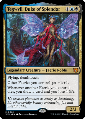 Magic: The Gathering - Tegwyll, Duke of Splendor - Wilds of Eldraine Commander