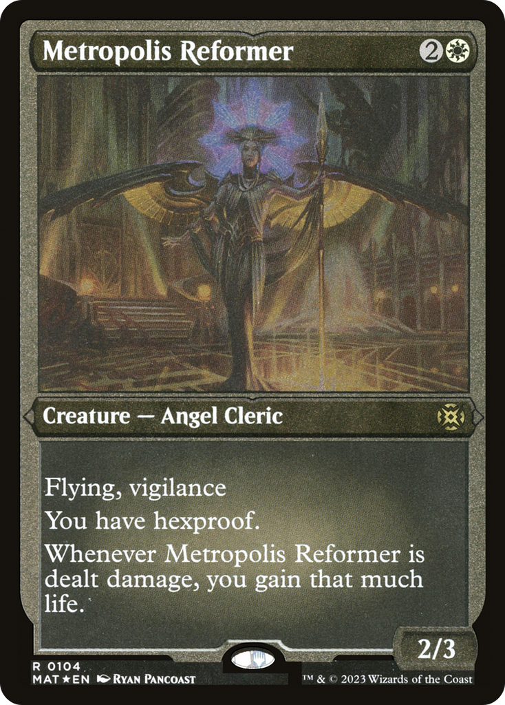 Magic: The Gathering - Metropolis Reformer Foil - March of the Machine: The Aftermath