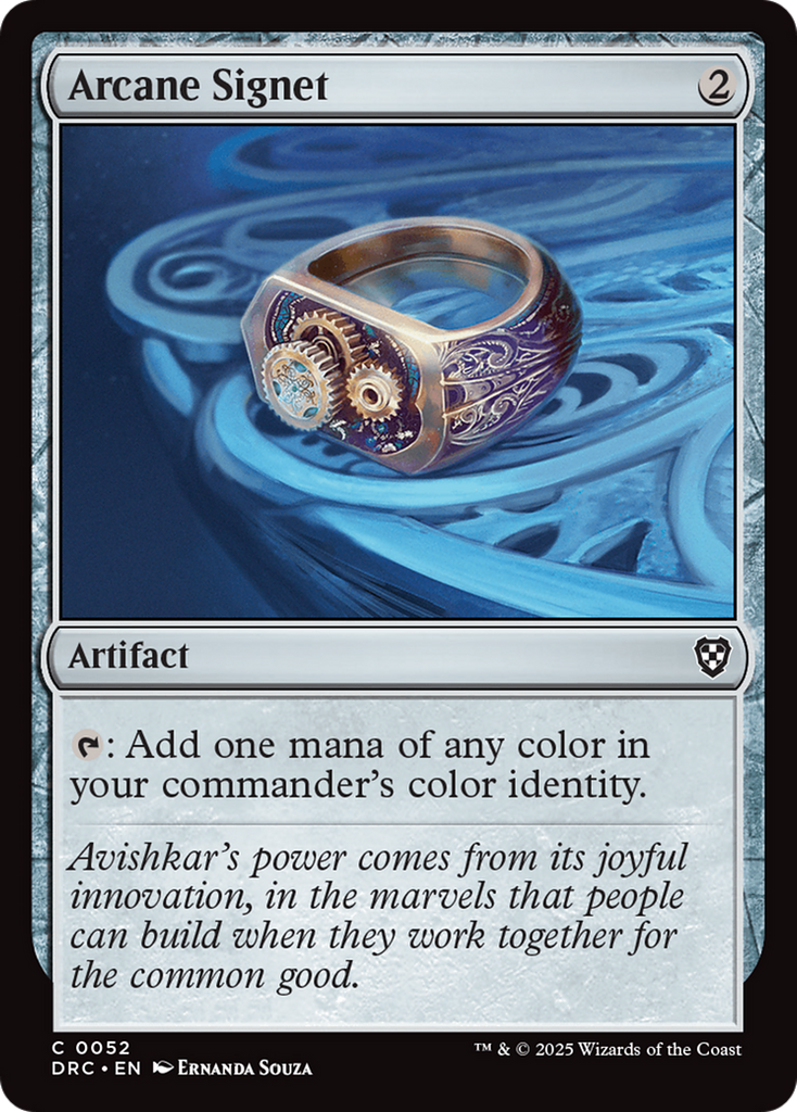 Magic: The Gathering - Arcane Signet - Aetherdrift Commander